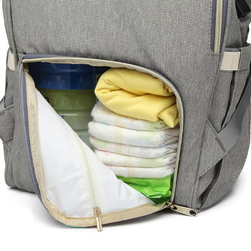 Diaper Backpack with USB Port