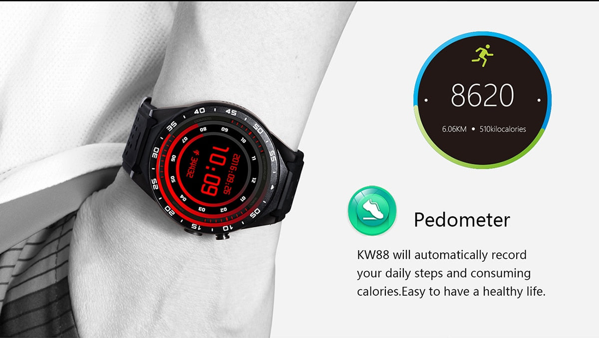 ***Special Promotion *** KW88 Premium Android iOS Smartwatch Phone