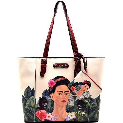 Authentic Frida Kahlo Jungle Series Shopper Tote