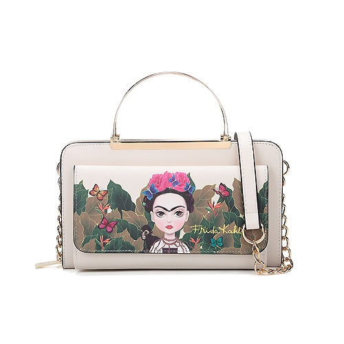 Authentic Cartoon Series Frida Kahlo Wallet CrossBody Bag